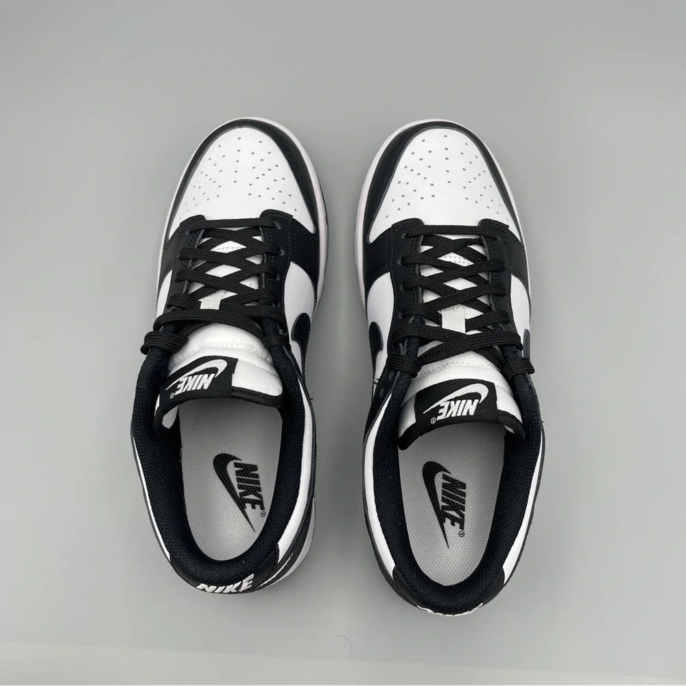 Nike Dunk Low Panda: Black & White Women's Edition Size 8 - Picture 7 of 13